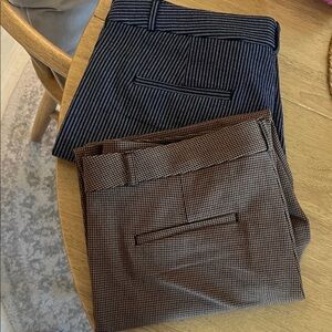 Two Pairs of Banana Republic Women's Trousers